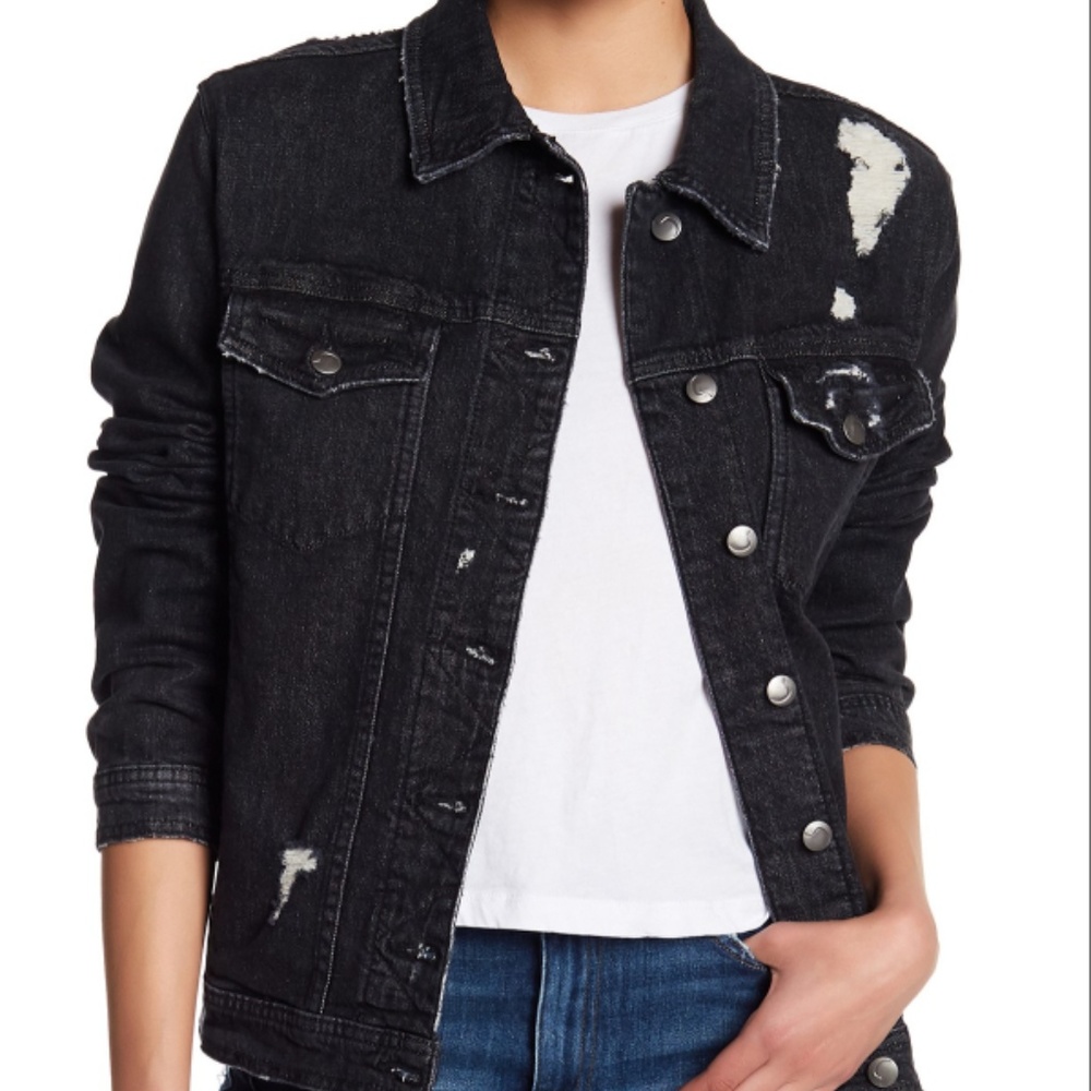 Joe's Jeans Distressed Denim Jacket Medium